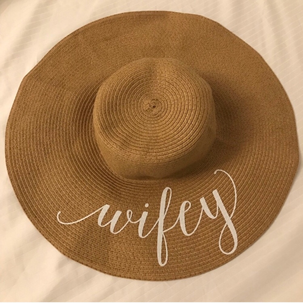 Wifey Bride Floppy Sun Hat